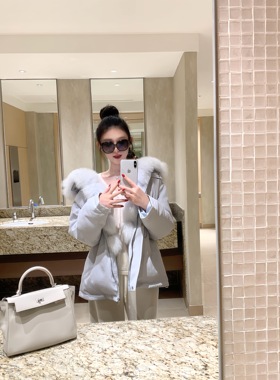 POET WONG【与冬约】年度重磅 奢牌进口面料90白鹅绒服派克羽绒服