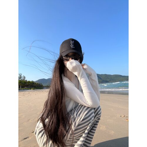 POET WONG【条纹懒懒裤】独家定制条纹 软垂舒适休闲百搭直筒裤夏