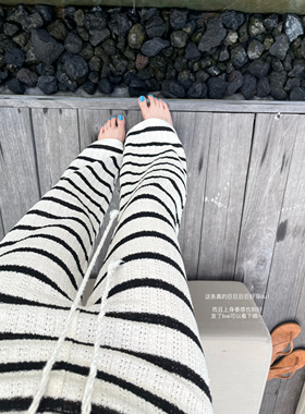 POET WONG【巨巨巨好穿!!】松弛Buff 按头安利的条纹裤三分裤独家