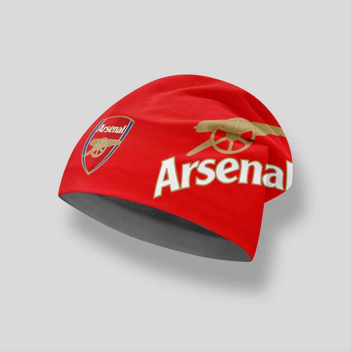 足球训练帽子防寒保暖冬季运动抓绒头套踢球欧冠英超阿森纳队周边