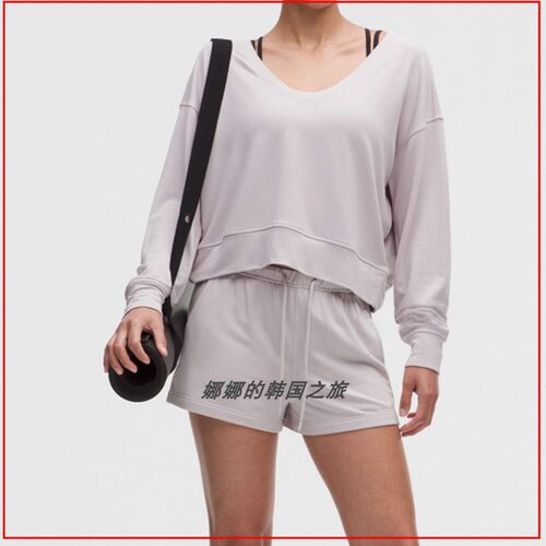 lululemonBecalm透气宽松卫衣