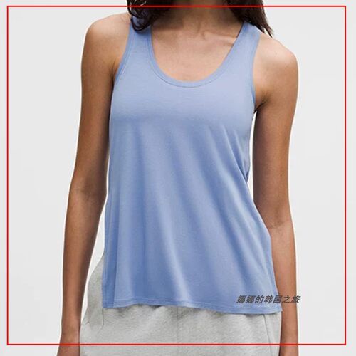 韩国代购lululemon露露乐蒙SilkyAppeal莫代尔运动背心薄LW1FESS