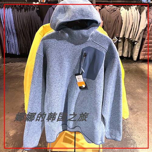 代购ARC'TERYX/始祖鸟Covert Pullover男透气保暖连帽抓绒衣29676