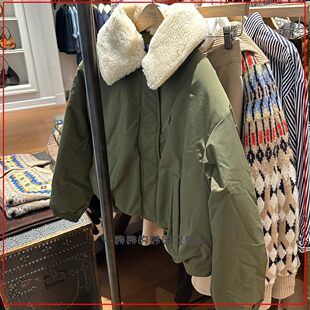 韩国代购Polo Ralph Lauren拉夫劳伦毛领短款羽绒服女WMPOOTWN