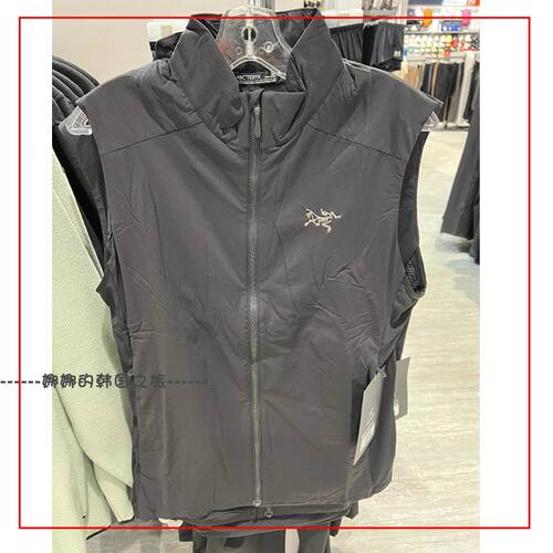 韩国代购ARCTERYX始祖鸟 ATOM VEST轻薄棉服立领背心马甲x9559