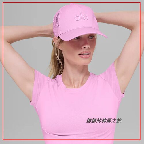 韩国代购ALO District Trucker Hat刺绣防晒运动帽子 网眼棒球帽