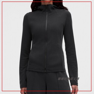 韩国代购lululemon轻盈Softstreme全拉链连帽衫薄款外套LW3KGMS