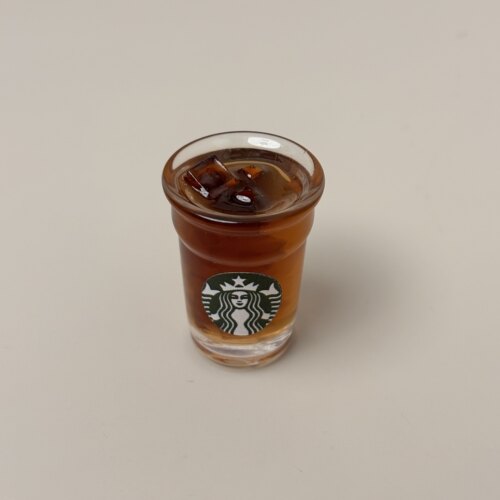【咖啡饮料】树脂配件立体迷你仿真食玩过家家娃娃屋diy