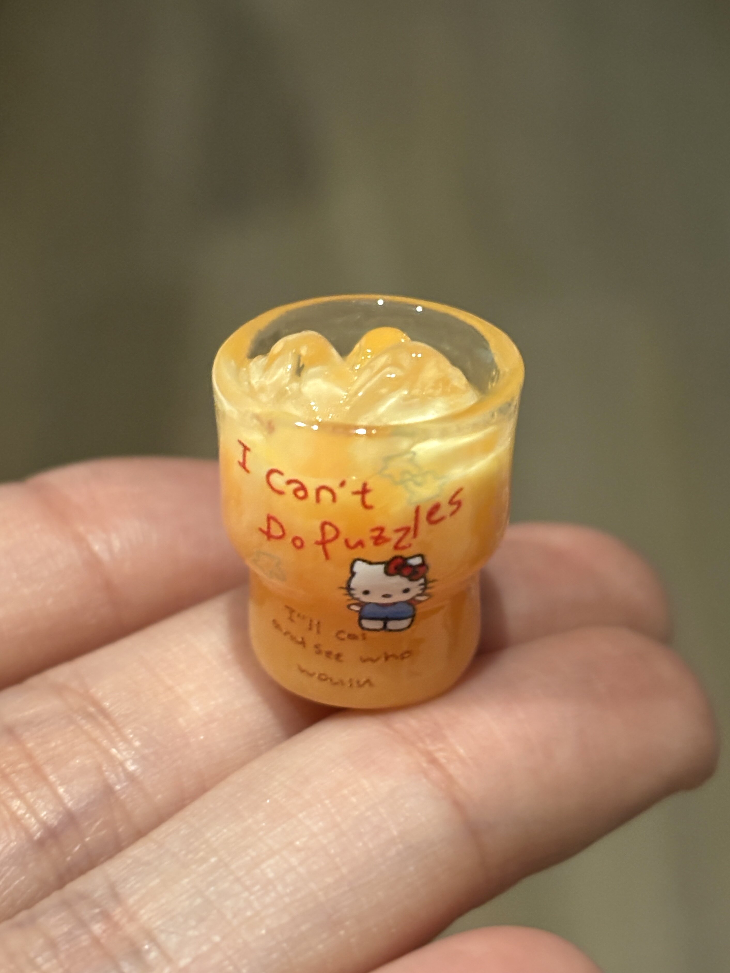 【仿真甜点系列】迷你可爱小猫冰杯造型树脂摆件创意桌面装饰