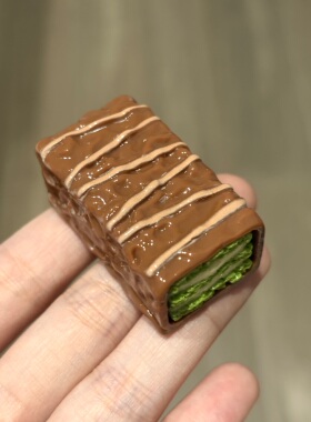 微缩食玩巧克力威化饼干树脂配件 diy钥匙链挂件仿真小摆件饰品