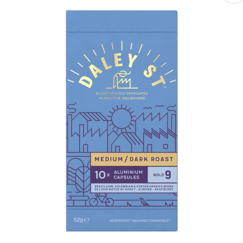 澳洲代购直邮Daley St墨尔本普雷斯顿本土优质阿拉比卡咖啡豆胶囊