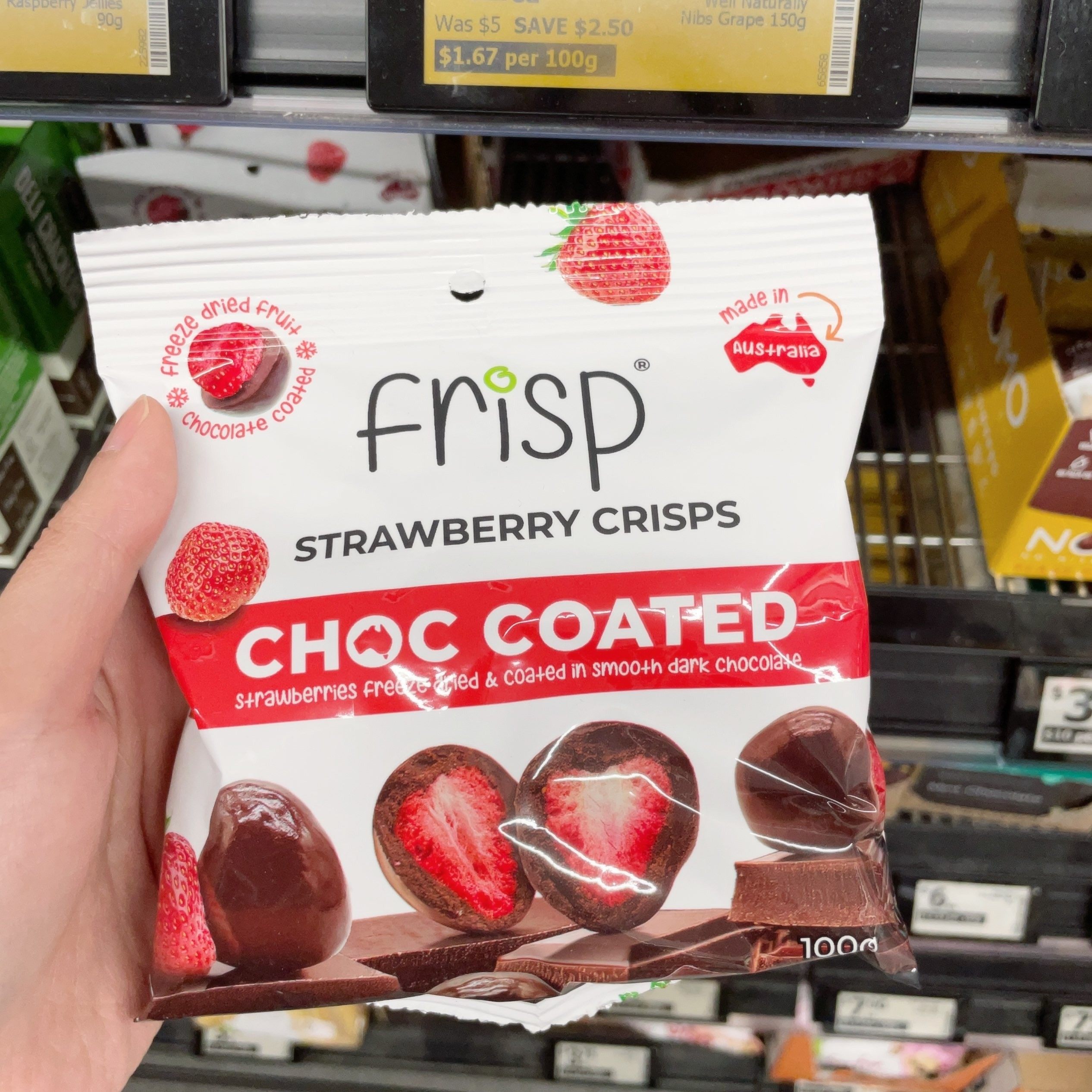 澳洲代购直邮 Frisp Minis 天然水果迷你冻干 5小包超值装 35g