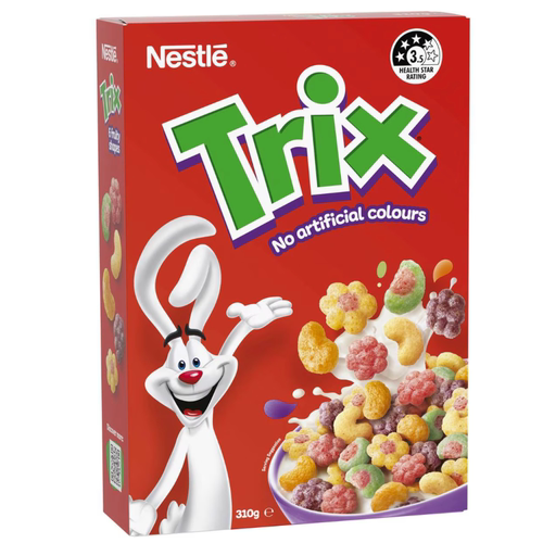 澳洲代购直邮Nestle雀巢 Trix Cereal 混合6种水果造型麦片 310g