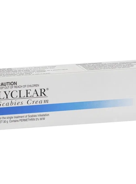 澳洲代购直邮 Lyclear Scabies Cream 30g