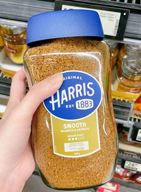 澳洲直邮 Harris Coffee 速溶冻干咖啡 中深度烘焙浓郁醇厚 300g