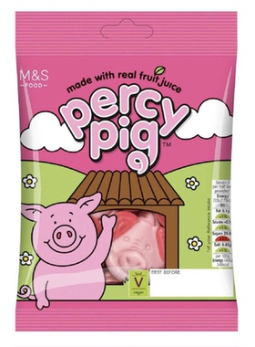 澳洲直邮 M&S MS Percy Pig 来自UK的玛莎猪猪果味软糖 170g
