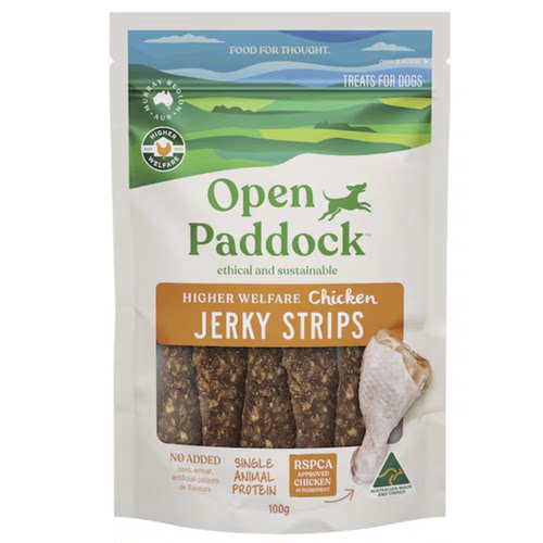 澳洲代购直邮 Open Paddock 86%散养野生袋鼠条 牛肉条 狗粮 200g