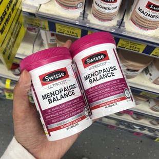 澳洲直邮 Swisse大豆异黄酮软胶囊缓解更年期调节卵巢内分泌 60片