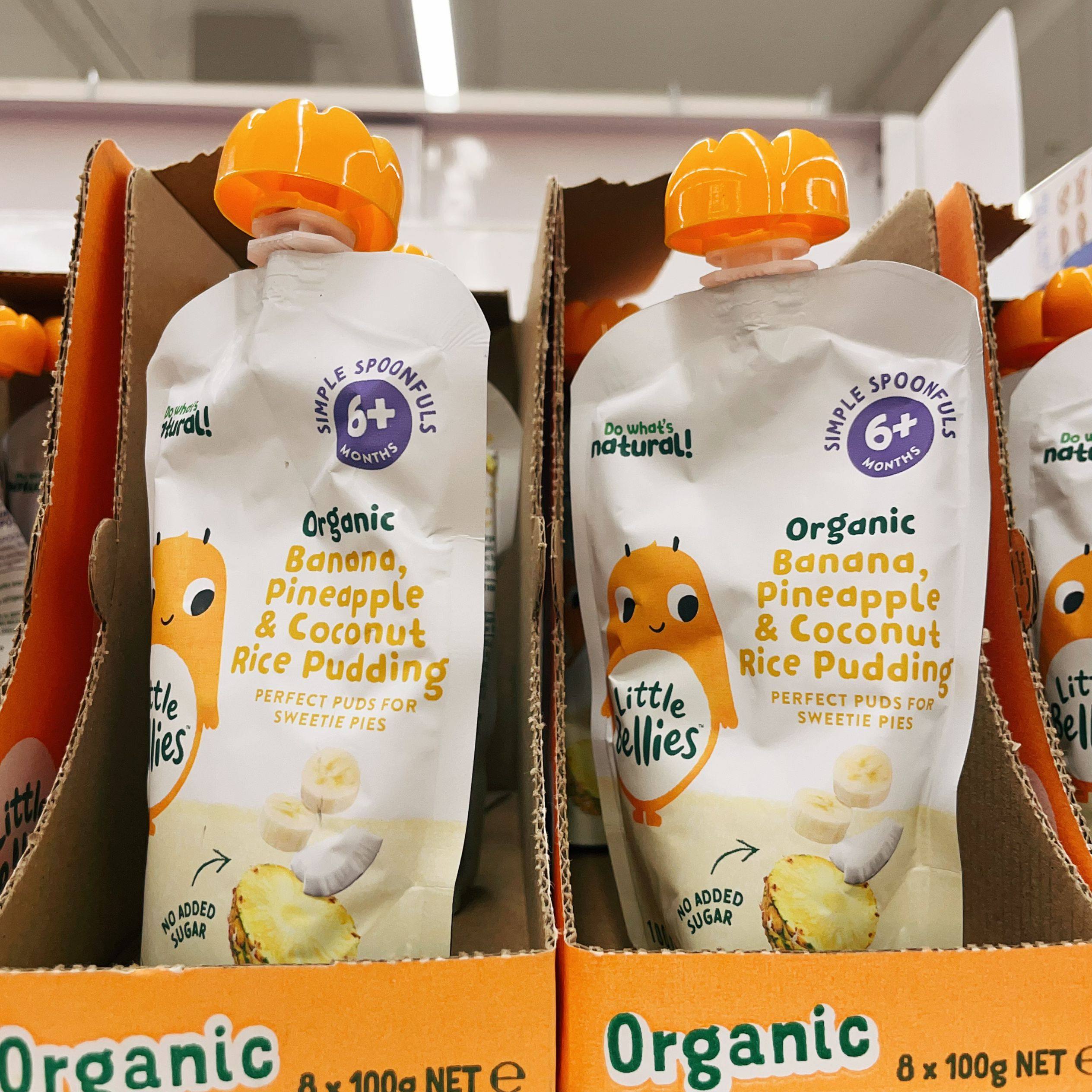 澳洲代购直邮 Little Bellies Organic 有机水果宝宝奶昔 6月+