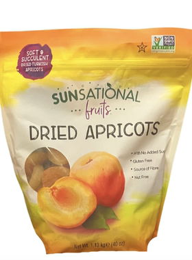澳洲代购直邮Sunsational Fruits Dried Apricots天然杏干1.13 kg