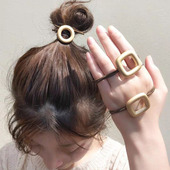 头绳女简约气质网红发圈ins丸子头小香风发绳2025新款 皮筋女扎头