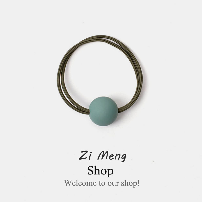 发圈ins网红几何少女橡皮筋