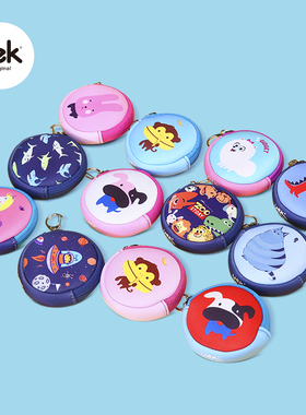 uek新款男女童零钱包韩版儿童可爱卡通动物公主学生小钱包收纳包