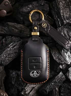 适用于大发丰田雅力士钥匙套AVANZA高档RAIZE纯手工真皮钥匙包扣