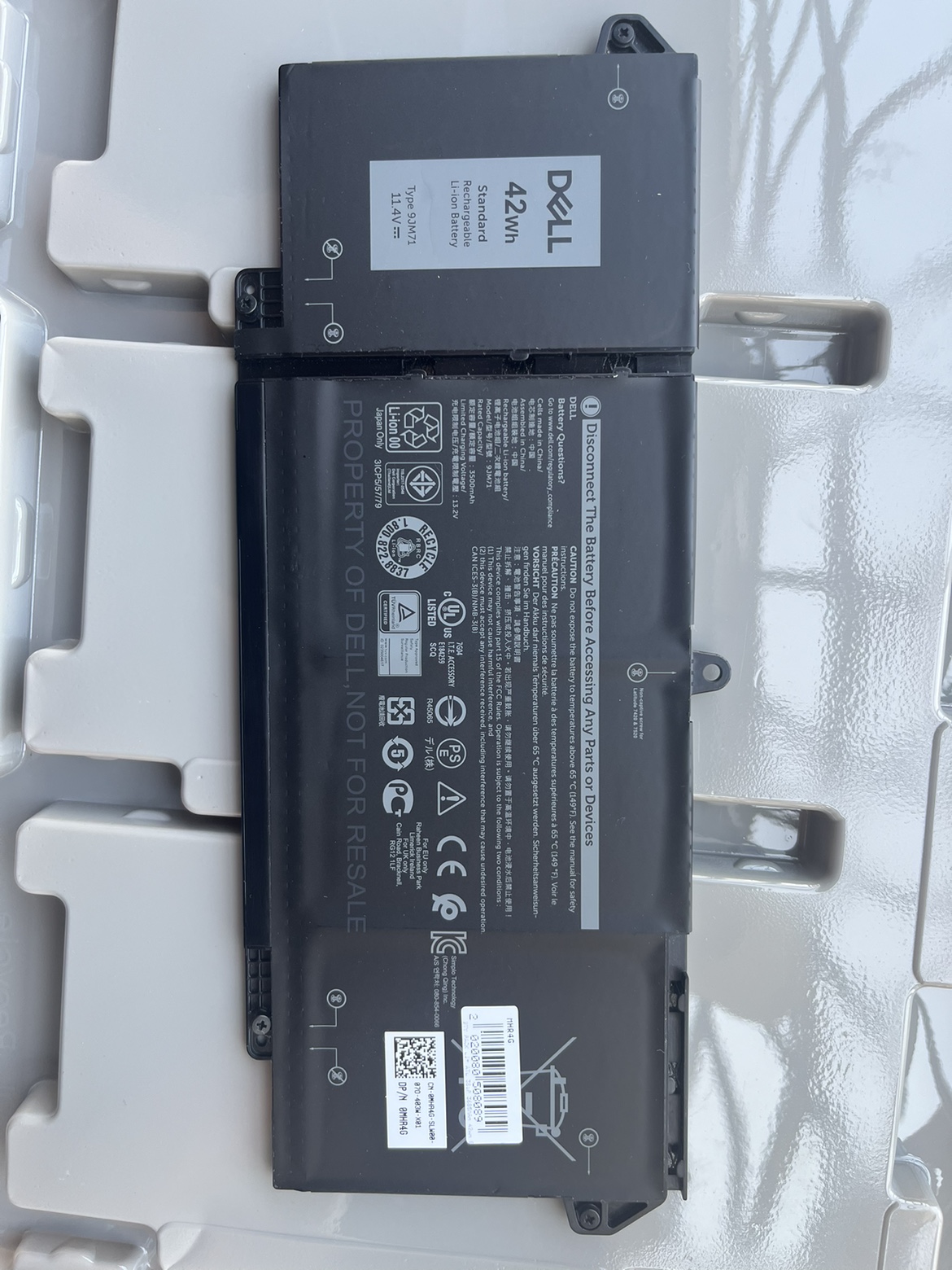 原装DELL戴尔Latitude 5320 7520 9JM71 7FMXV 0TN2GY 笔记本电池