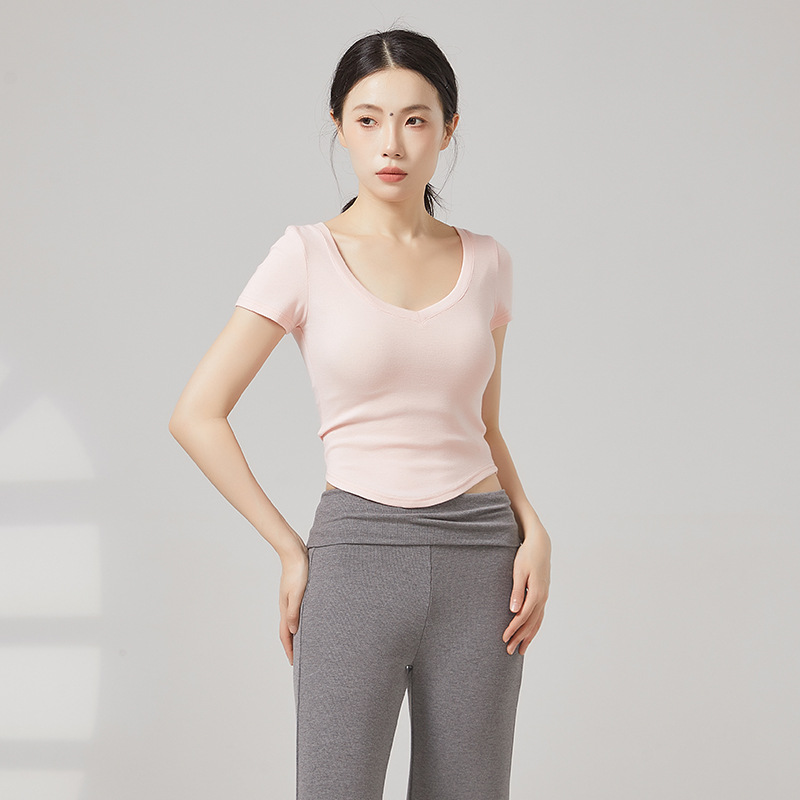 共妍现代舞修身短袖舞蹈服古典舞