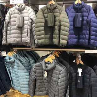 冬装 时尚 外套 2025新款 日本U库轻薄羽绒服男立领90白鸭绒内胆冬季