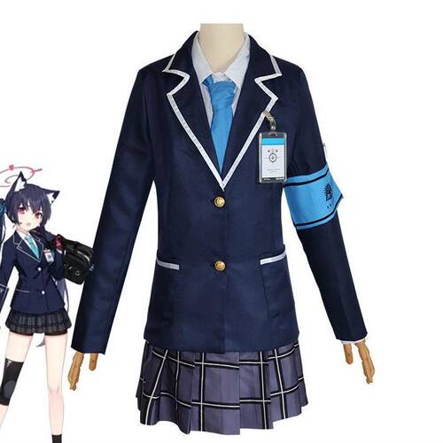蔚蓝档案Blue Archive黑见芹香cosplay动漫服装jk制服万圣节服饰