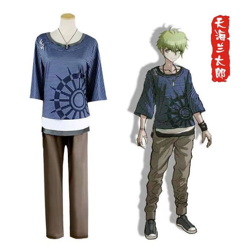 弹丸论破cos服cosplay服装天海兰太郎cos服套装夏装短袖动漫服装