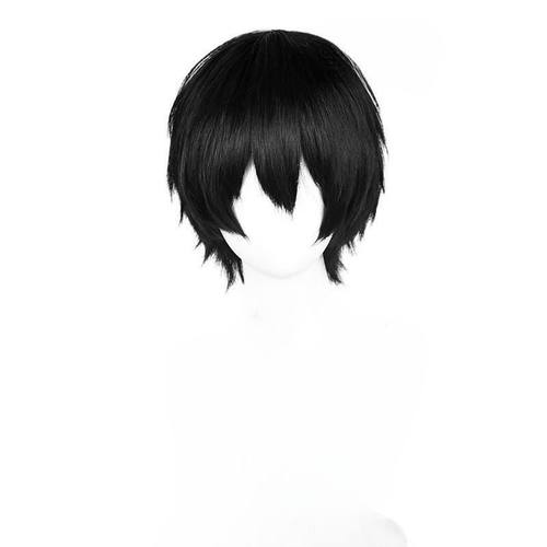 张起灵同款假发万用蓬松短发表情包玫瑰网可烫染t型半手工织造酷