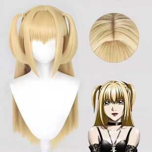 心漫 死亡笔记 弥海砂cos发 动漫cosplay浅金色 death note