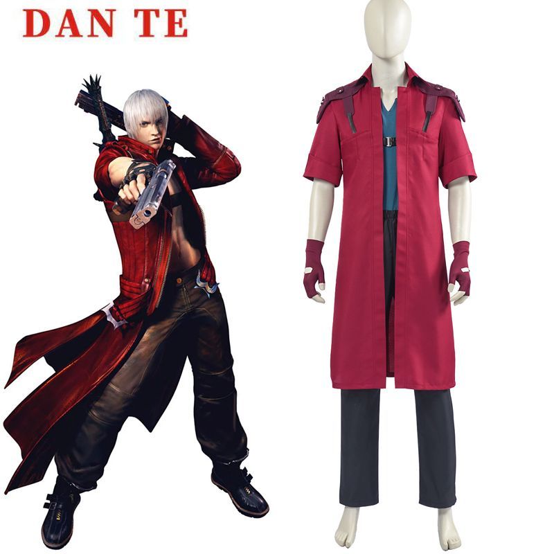 鬼泣但丁cos服恶魔猎人但丁cos服套装游戏角色演出服cosplay服装