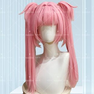 时光人 李天辰cos假发 李天希cos假发 可拆卸双马尾 真头皮