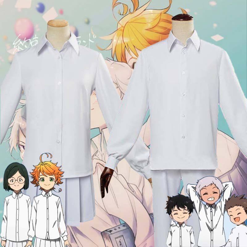 约定的梦幻岛cosplay服装艾玛诺曼雷cos服套装裙子日常制服假发