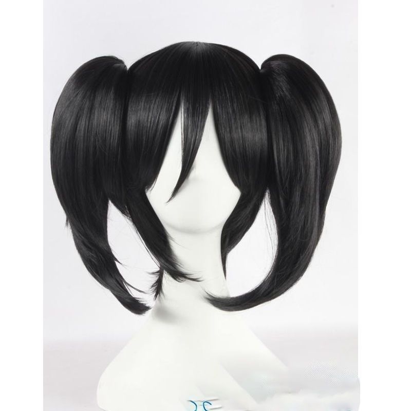 Love Live! 矢泽妮可 cos假发 黑色虎口夹双马尾