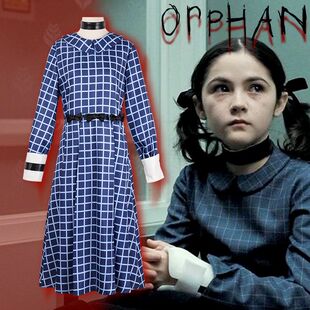 美国恐怖电影cos服 孤儿怨cosplay服装 艾斯特cos服 万圣节表演服
