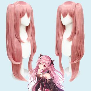 终结的炽天使cos假发 克鲁鲁·采佩西 分体双马尾cosplay无需修剪