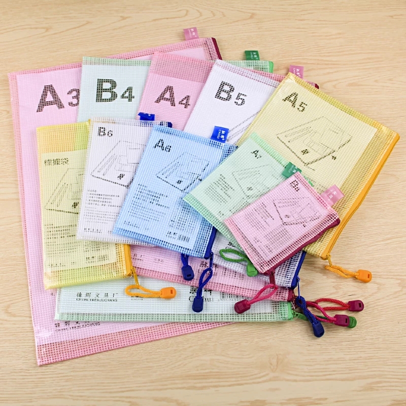 透明学生防水票据笔袋办公用品