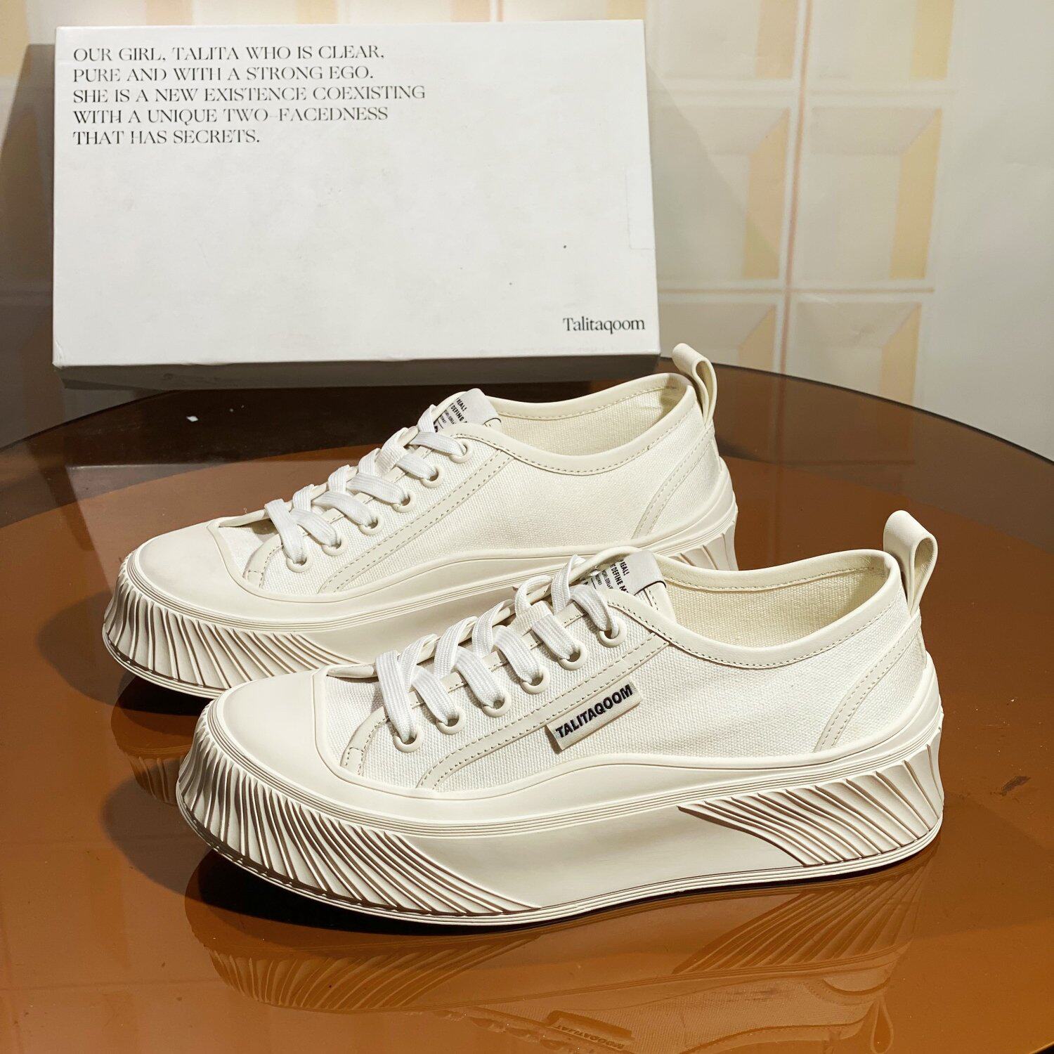 1380/3CM羊皮清仓塔库撤柜断码处理韩版低帮女鞋小白鞋休闲板鞋