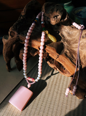 女王贝蜜蜡珍珠圆珠女无事牌