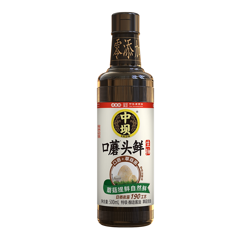 中坝特级酱油口蘑生抽酱油