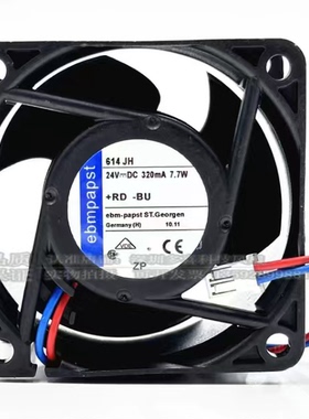全新 EBMPAPST ebmpapst 614JH 6032 24V 7.7W 6厘米高转速变频器