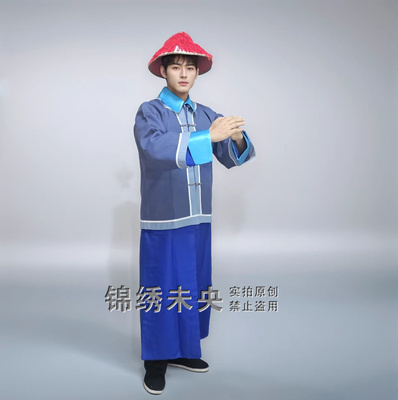 清朝官兵士兵牢头狱卒清代士卒衙役古装戏服舞台演出服装出租