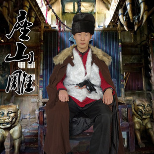 座山雕服装智取威虎山戏服民国土匪头子大当家老大演出服装出租