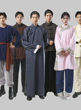 老舍茶馆话剧舞台剧课本剧全套服装王利发常四爷秦仲义服装租赁