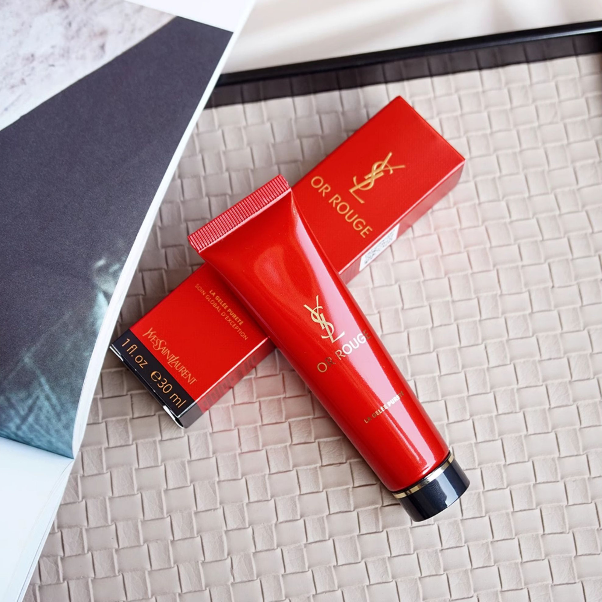 YSL/圣罗兰新版藏金奢妍洁面啫喱30ml小样洗卸妆二合一温和洗面奶